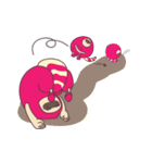 ごろごろピンクとジジ（個別スタンプ：2）