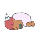 ごろごろピンクとジジ（個別スタンプ：8）