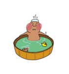 ごろごろピンクとジジ（個別スタンプ：11）