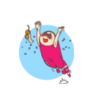 ごろごろピンクとジジ（個別スタンプ：33）