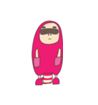 ごろごろピンクとジジ（個別スタンプ：35）