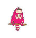 ごろごろピンクとジジ（個別スタンプ：39）