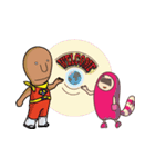 ごろごろピンクとジジ（個別スタンプ：40）
