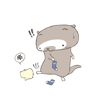 Otter and his stupid chicken Friends（個別スタンプ：23）