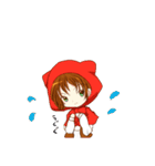 赤い頭巾の女の子！（個別スタンプ：3）