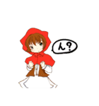赤い頭巾の女の子！（個別スタンプ：36）