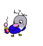 青ボタンインコスタンプ3（個別スタンプ：37）