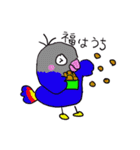 青ボタンインコスタンプ3（個別スタンプ：39）