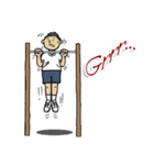 Dotty dream of soldier (English version)（個別スタンプ：7）