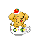 ティーカップ犬のキュートな日常（個別スタンプ：8）