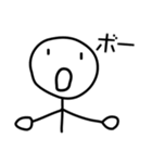 ボウ人間（個別スタンプ：37）