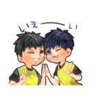 愉快なお二人さん（個別スタンプ：19）