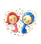 Mr. Wealthman and Wealth Lady.（個別スタンプ：9）