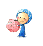 Mr. Wealthman and Wealth Lady.（個別スタンプ：19）
