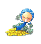 Mr. Wealthman and Wealth Lady.（個別スタンプ：20）