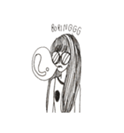 Maggie the long hair girl（個別スタンプ：1）