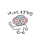 手をあげて日常すごそ（個別スタンプ：3）