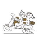 Those motocycle shut things（個別スタンプ：40）