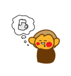 働くサル男（個別スタンプ：8）