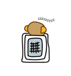 働くサル男（個別スタンプ：11）