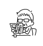 boring man（個別スタンプ：40）