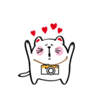 Lucky Momo The Camera Cat（個別スタンプ：9）