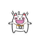 Lucky Momo The Camera Cat（個別スタンプ：14）