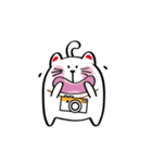 Lucky Momo The Camera Cat（個別スタンプ：17）