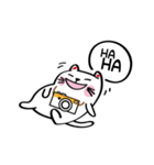 Lucky Momo The Camera Cat（個別スタンプ：19）
