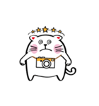 Lucky Momo The Camera Cat（個別スタンプ：34）