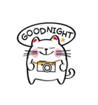Lucky Momo The Camera Cat（個別スタンプ：35）