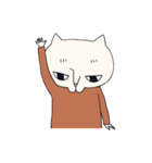 口下手猫さん（個別スタンプ：1）