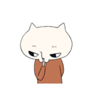口下手猫さん（個別スタンプ：5）