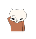 口下手猫さん（個別スタンプ：17）