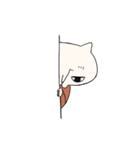 口下手猫さん（個別スタンプ：18）