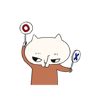 口下手猫さん（個別スタンプ：24）