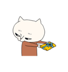 口下手猫さん（個別スタンプ：34）
