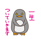 ほめちぎりぺんぎんさん。（個別スタンプ：38）