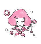 宇宙柄セーラー女子（個別スタンプ：2）