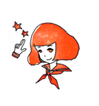 宇宙柄セーラー女子（個別スタンプ：11）