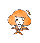 宇宙柄セーラー女子（個別スタンプ：12）