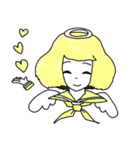宇宙柄セーラー女子（個別スタンプ：18）