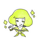 宇宙柄セーラー女子（個別スタンプ：19）