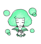 宇宙柄セーラー女子（個別スタンプ：25）