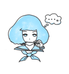 宇宙柄セーラー女子（個別スタンプ：26）