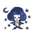 宇宙柄セーラー女子（個別スタンプ：32）