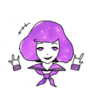 宇宙柄セーラー女子（個別スタンプ：36）