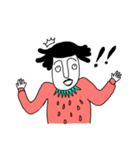 Strawberry woman always murmur.（個別スタンプ：6）