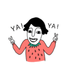 Strawberry woman always murmur.（個別スタンプ：7）