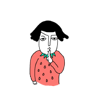 Strawberry woman always murmur.（個別スタンプ：40）